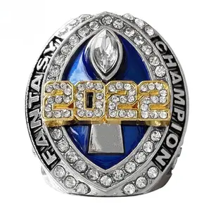 2022 FFL fantasy football championship man big ring,men's popular fashion jewelry gifts