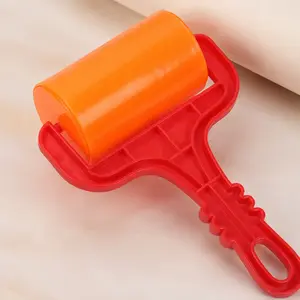 Multi-Purpose DIY Clay & Slime Roller Tools Set: Non-Slip Compaction Roller for Art Crafts, Texture Design, Model Making, Kids Education, Stress Relief, Home Decor & Creative Gifts | Portable Grip Handmade Tools Kit