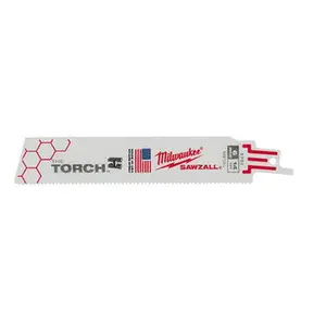 Milwaukee 48-00-5782 5PC 6" 14 TPI The Torch SAWZALL Blades