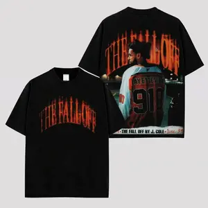 J. Cole - The Fall-Off Tour Graphic V3 For Dreamville High-quality, Soft Cotton T-Shirt, Disc 29, Disc 39 Hip-Hop Shirt, The Fall-Off Album Jermaine Lamar Cole Fan Graphic Tee, Cole World Music Fan Merch Shirt HUL