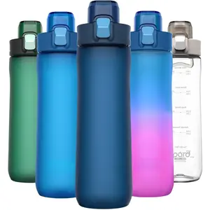 20oz Plastic Water Bottle Dishwasher Safe, Leakproof Flip-Top Lid, BPA Free Tritan, Wide Mouth Reusable Kids Water Bottle for School Hiking Commuting Outdoor Travel and Gym : Sports & Outdoors