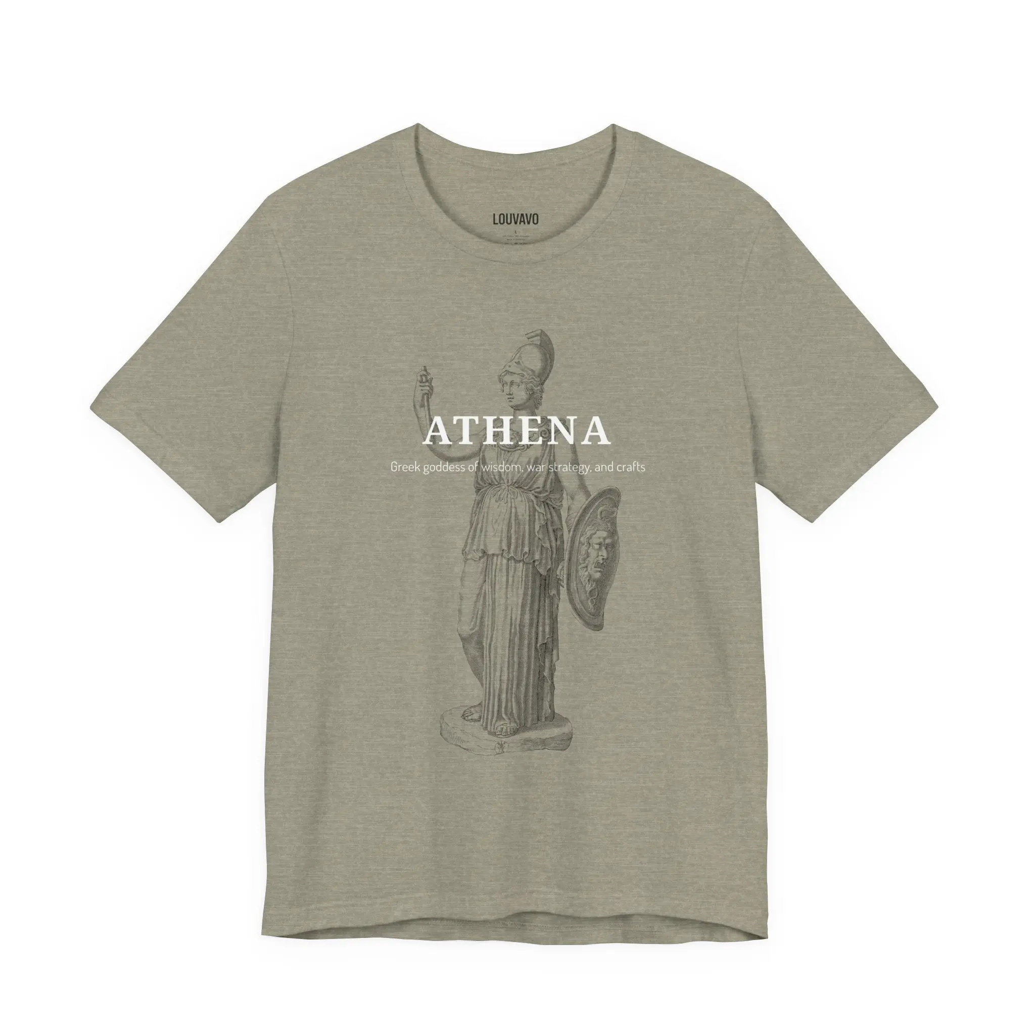 Athena T-Shirt, Greek Goddess of Wisdom Graphic Tee, Mythology Inspired Shirt, Art Lover Gift