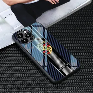 Porsche Carbon Style Phone Case Compatible with iPhone X, 11, 12, 13, 14, 15 & more