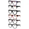 Female Blue Light Blocking Reading Glasses 6-Pack - Lightweight Durable Eyewear Fashion, Handy Trending Eyeglasses, Spring Hinges, All Face Shapes Fit, Mix Color for Phone, Gaming, Daily Commutes with Included Box