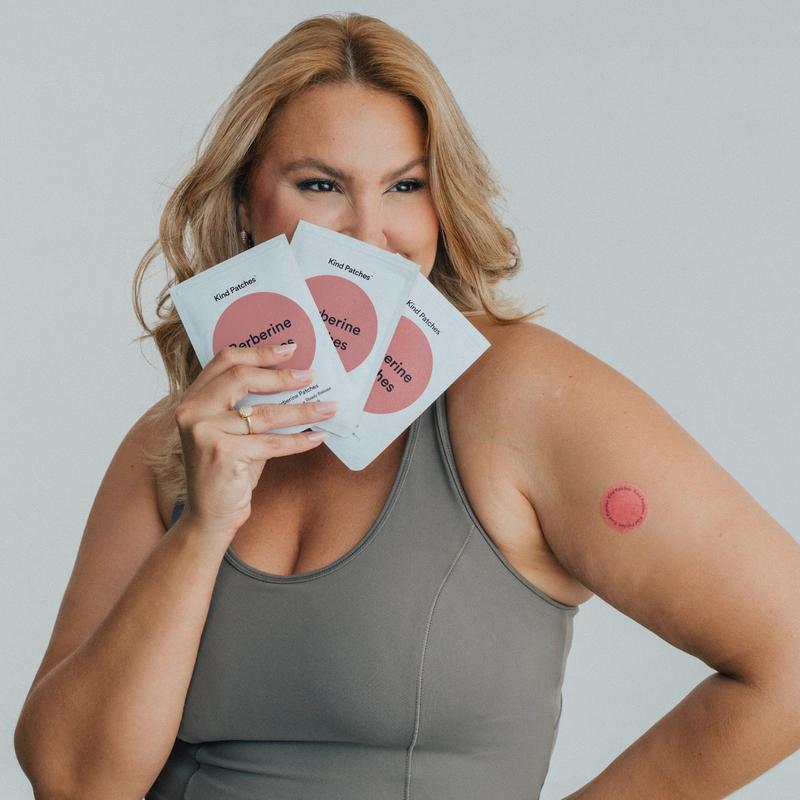 Kind Patches, 30-Day Cleanse Patches, Berberine, Support Metabolism, Cinnamon Extract, 1 Month Supply