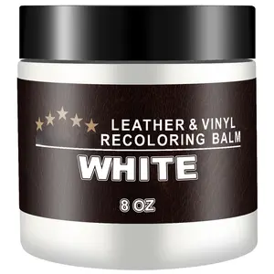 Leather Recoloring Balm - Repair Kit For White Furniture And Car Seats | Scratch Remover  Restores Faded
