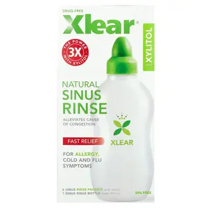 Xlear Natural Sinus Rinse with Xylitol, 1 Kit
