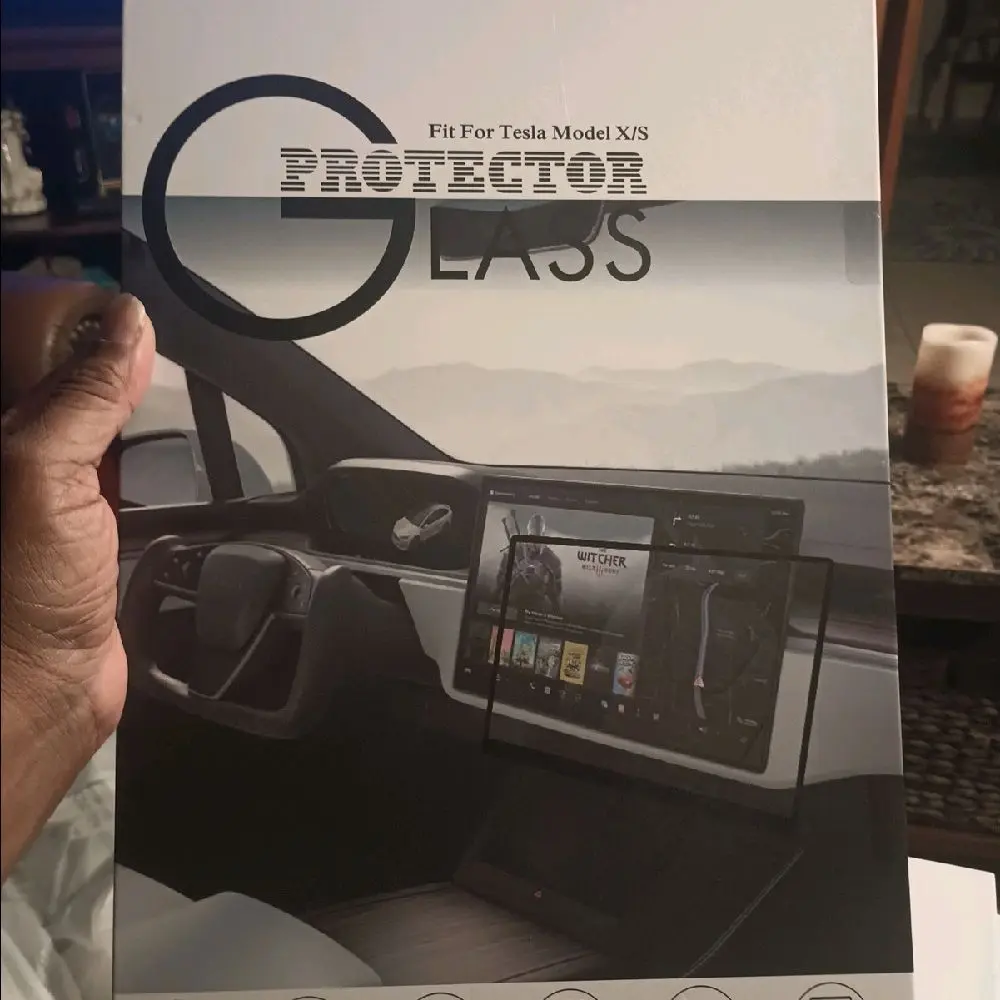 Tempered Glass Screen Protector For Tesla Model X/S - New