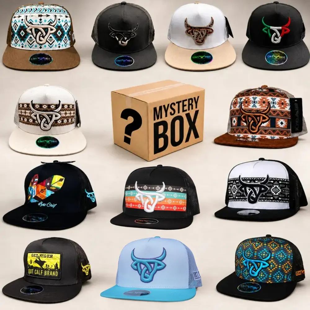 [ BEST 2026 ] Random sent Collection Lost Calf Hat, Tribe Flat Hat, Gorra Lost Calf Original Arrow Flat Negra Hat, Hervey Flat Hat Koda Flat White/Brown Mesh Back Snapback Hats Western