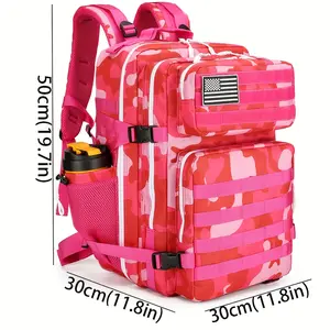 45l Backpack, 3 Days Mole Bag, Large Insect Bag, Canvas Backpack and Backpack, Suitable for Men and Women, Suitable for Outdoor Hiking Camping