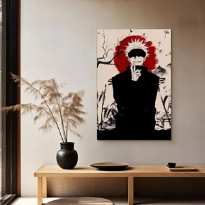Jujutsu Kaisen Framed Canvas Print, Satin Finish, 7 Sizes Available, Nature Wall Hanging