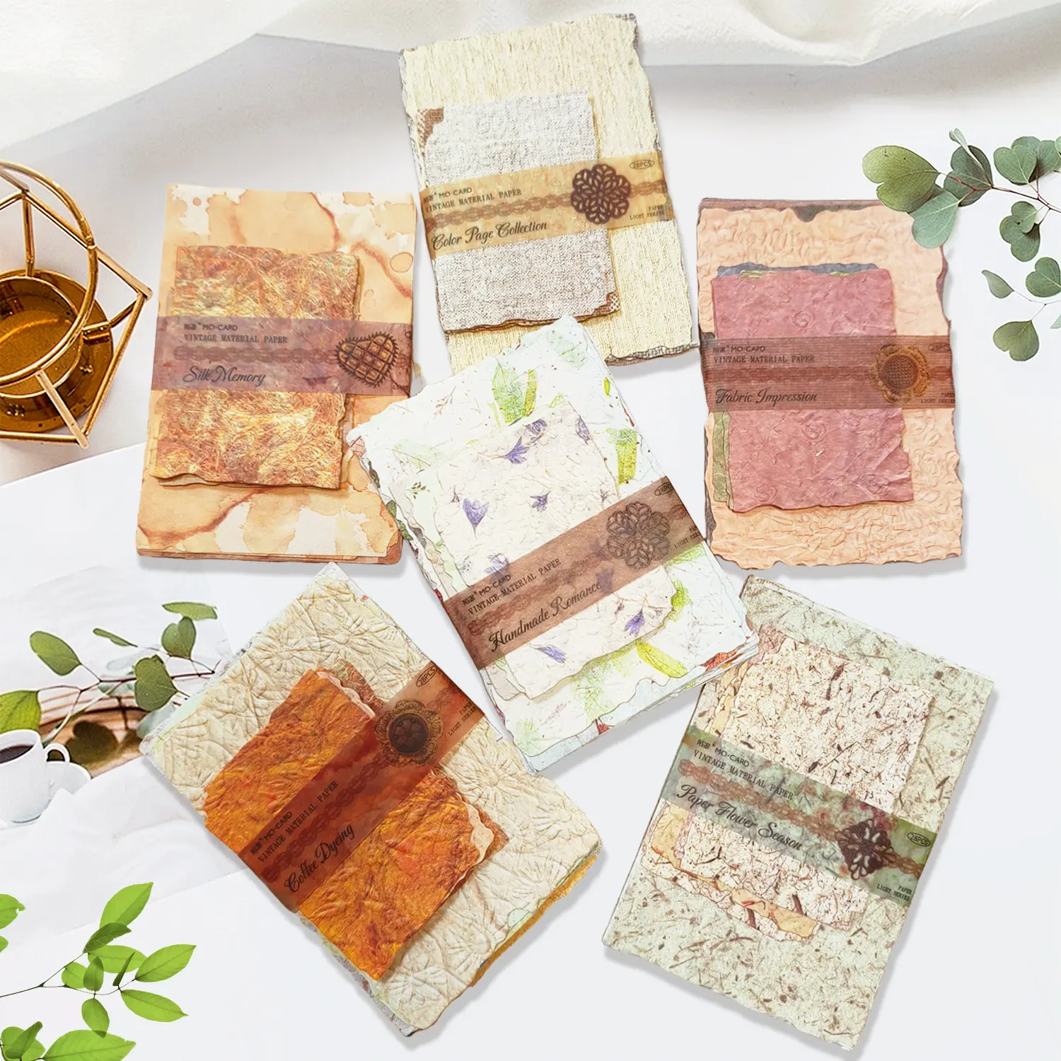 Textured Craft Paper Scrapbooking Set - 6 Packs, 168 Sheets (2.4x3.2 in, 3.4x4.9 in) - Luxurious Crafting Supplies for Students’ Journals, Embossed Wedding Invites, DIY Projects - Home Improvement Essentials, Scrapbooks