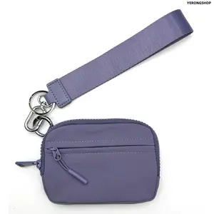 Minimalist Waterproof Nylon Wallet - Multifunctional Card Holder, Coin Purse with Keychain, Fashion Portable Sports & Outdoor Gym Bag Charm summerwins,summerwins