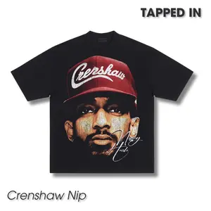 Funny T-Shirts "Crenshaw Nip" Graphic Tee - Vintage Bootleg Streetwear