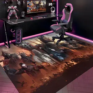 L-Lord of the Rings One Floor Mat Gaming Room Soft Flannel Floor Rug Gaming Rugs Non-Slip Absorbent Doormat for Esports Setup, Bedroom, Entrance, Gamer Home Decor, Anti-Skid Washable Mat, Multiple Sizes Available