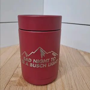 12 oz Busch Light Stainless Can Cooler Drinkware