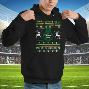 Santos Laguna Ugly Christmas Hoodie, Sudadera Santos Laguna de Navidena