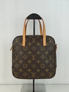 Pre-owned PVC coated canvas Shoulder Bags Monogram Spontini 2way Shoulder Bag