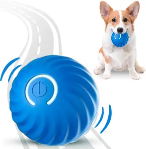 Self-Rolling Dog Ball, Motion Activated Interactive Toy, Keeps Dogs Engaged and Healthy, Rechargeable for Endless Fun Interactive Rechargeable LED Dog Toy usb-GTTQ-10 mode boredom relief