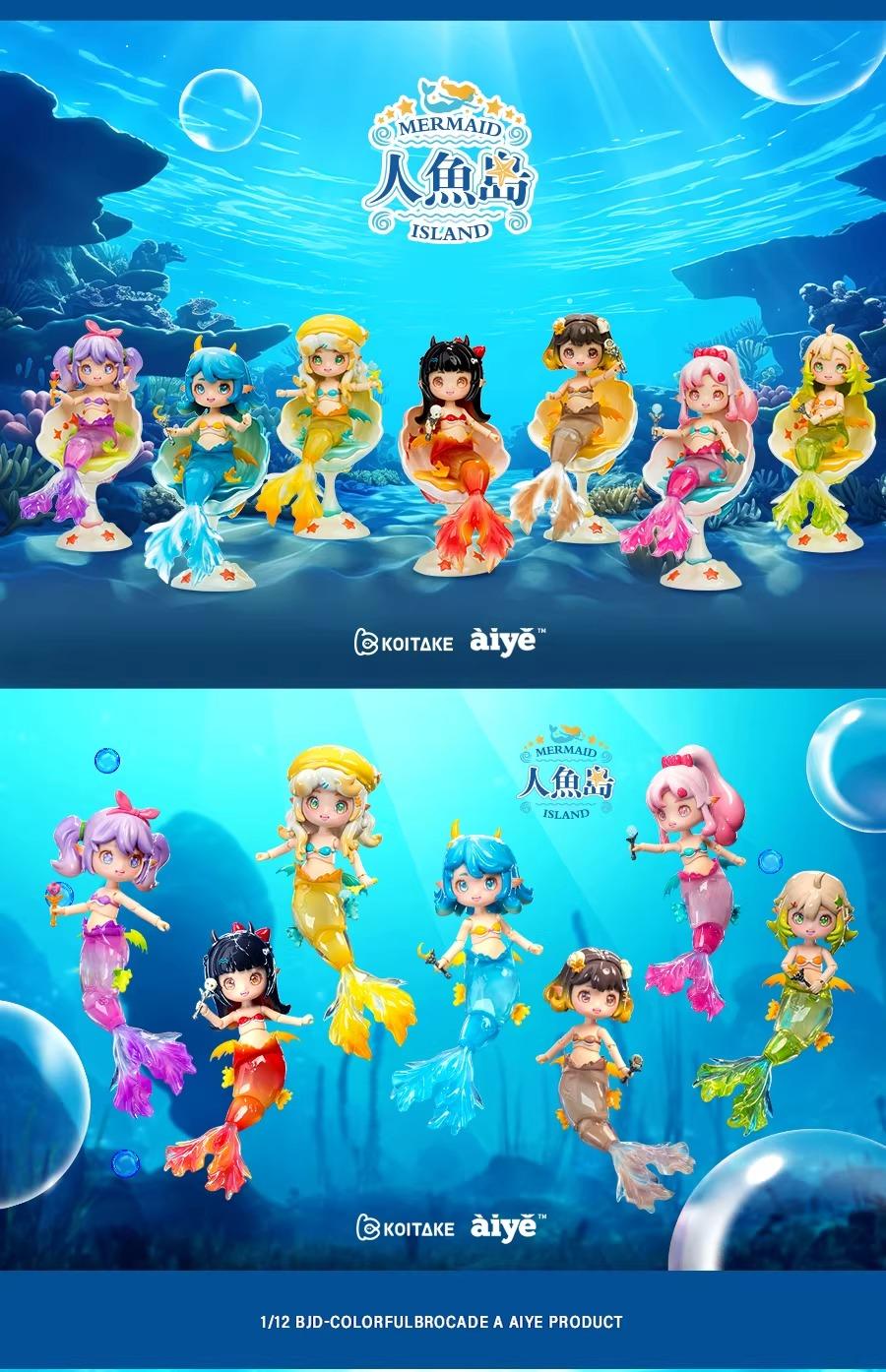 Mermaid Island Series BJD Blind Box | Anime Action Figure
