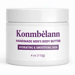 Konmbèlann Men's Body Butter - Rich Moisturizing Formula for Soft & Smooth Skin Care