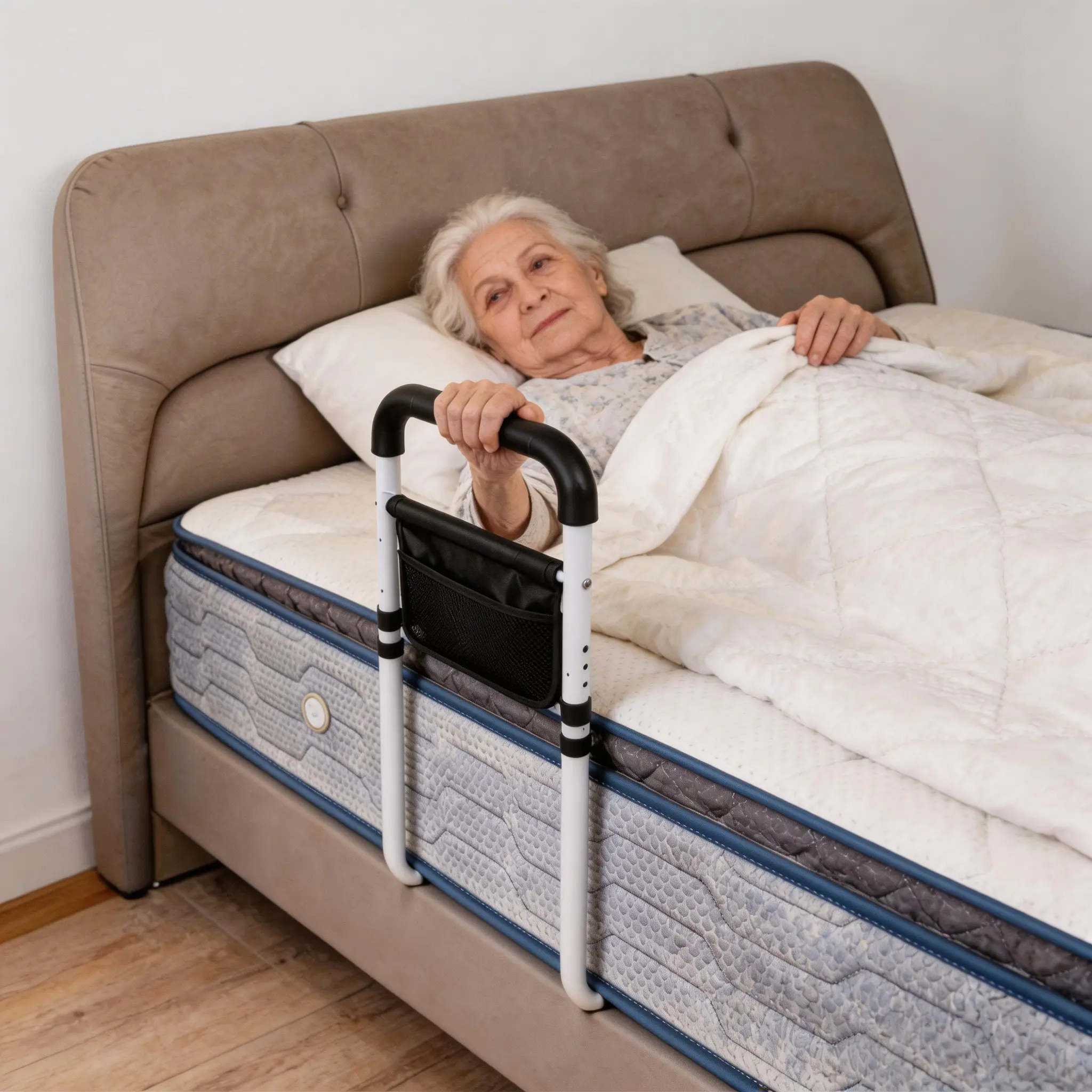 Adjustable Height Bedside rail Tool-Free Installation Bedside Safety Rail For Senior