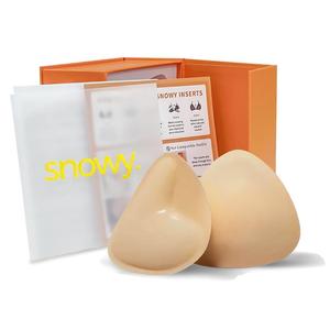 Snowy Sticky Push Up Inserts - Instant Boost Double-Sided Adhesive Bra Cup for Women - Womenswear Clothing Push-Up Ultra Boost Inserts for Women sticky push up pads adhesive bra double sided sticky lift pads inserts Bra Cup