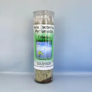 Veladora 7 HIERVAS PARA LIMPIAS - Espiritual Candle