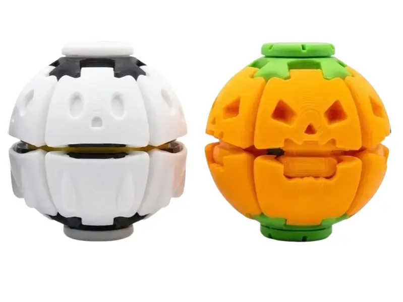 Spooky Spinner | 3D Printed Halloween Morph Ball Fidget Toy