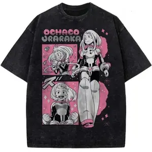 Ochaco Uraraka Wash Shirt, Uravity Shirt, My Hero Academia Shirt, MHA Shirt, Anime Shirt, Vintage T-Shirt
