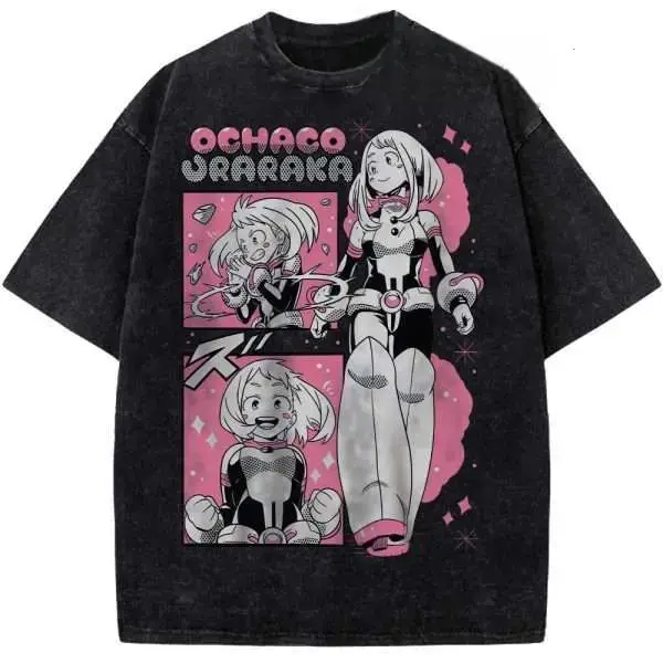 Ochaco Uraraka Wash Shirt, Uravity Shirt, My Hero Academia Shirt, MHA Shirt, Anime Shirt, Vintage T-Shirt