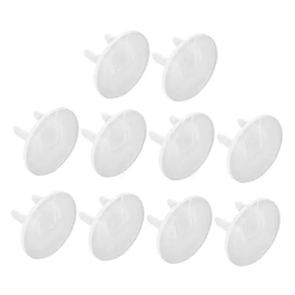 14pcs White Power Socket Plugs Protector Cover,Protection Anti Electric Shock Electrical Outlet Cover Plate,Protection Anti Electric Shock for Baby Safety Guard,Electrical Safety Safety