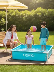 Intex Style Above Ground Paddling Pool - Easy Setup Backyard Family Option for Outdoor Play (Toys & Hobbies, Pool Water Sand Toys) inflatable bar