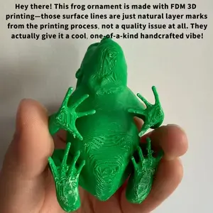 Funny Frog Figurine, Lying Down Pose, Realistic Expression, Durable Plastic Material, Outdoor Decor, Home Office Room Decoration