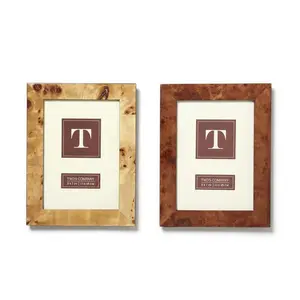 Burled Wood Frames 4x6