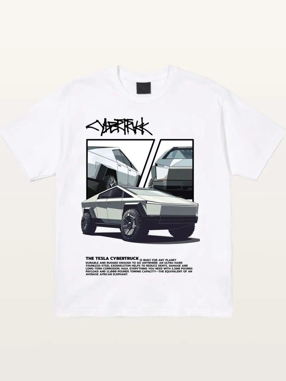 Tesla Cybertruck Poster T-shirt Sweatshirt Hoodie, Car Enthusiast and Fans Gift