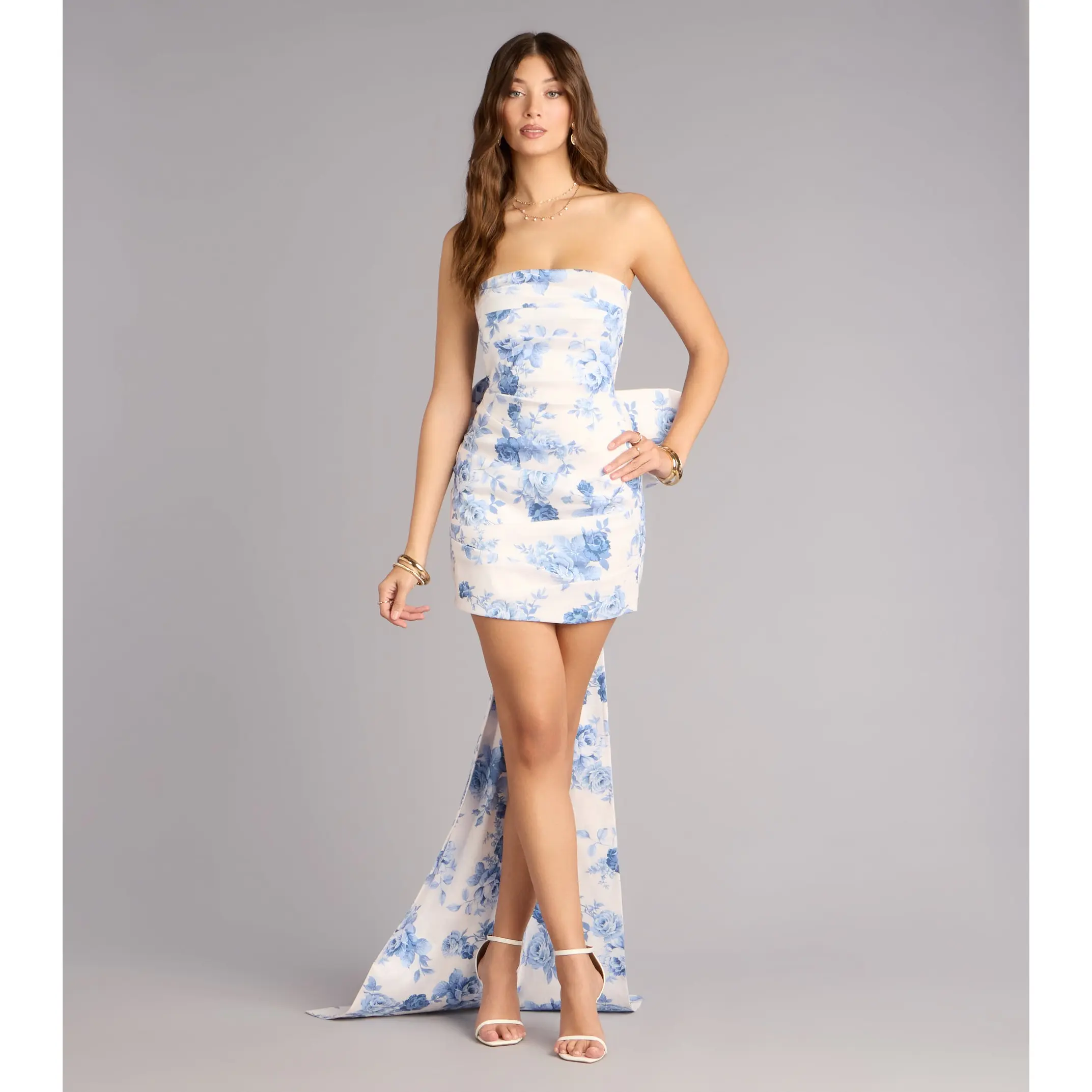 knee length dresses for ladies ray_lurex_pink_lemonade – Sabina Musayev USA main image 1
