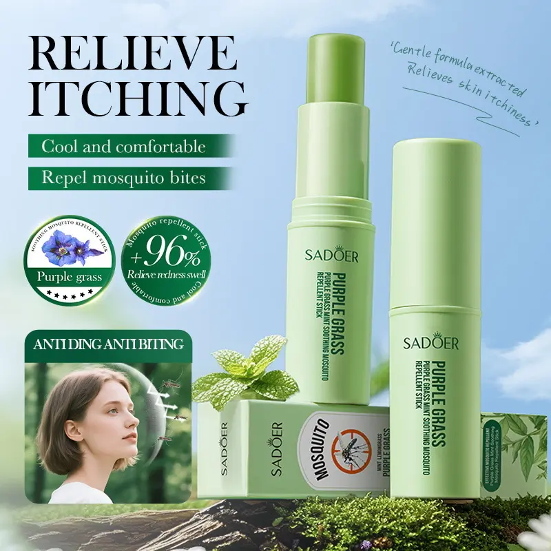 Mint Soothing Mosquito Repellent Stick, Insect Repellent, Mosquito Repeller, Portable Outdoor Skin Care, Family Daily Use