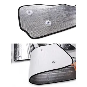 Aluminum Foil Car Front Windshield Full Window Glass Sunshield Foldable Protection Cover Accessories For Toyota FJ Cruiser 2007-2022