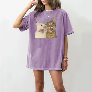 Quirky cat emoji washable T-shirt Quirky cat emoji washable T-shirt