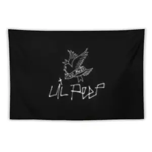 Rap Singer Music Poster Lil Singer LilPeep Tapestry Flag Feet Home Decoration Tapestry Bedroom, Living Room, University Dormitory Decoration Available for Indoor And Outdoor UseFashion Lil_peep Live boys and girls room decor