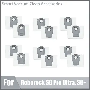 For Dust Bags For Roborock S8 Pro Ultra, S8+Robot Vacuum 2.5L Vacuum Bags 