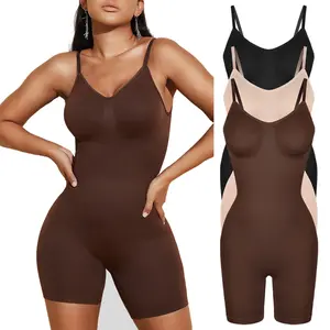 Womenswear  Tummy Control Shapewear Full Body Suit Womem's Bodysuit Ultra Stretch Farbic Adjustable Strap Breathable Mesh Design Comfortable Womenswear