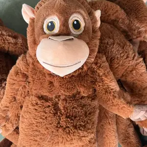 Youngegskug Monkey Plush Toy, Trendy Gorilla Doll Long-Arm Ape Pillow, Cute Stuffed Animal for Kids and Adults, Perfect Gift Idea