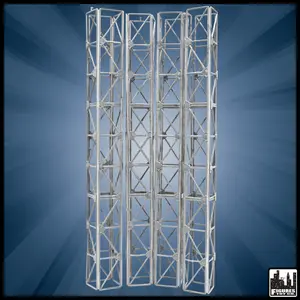 Set of 4 Scaffolding Sections for WWE & AEW Wrestling Action Figures