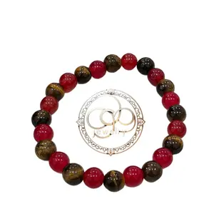 ojo de tigre con cuarzo bracelet