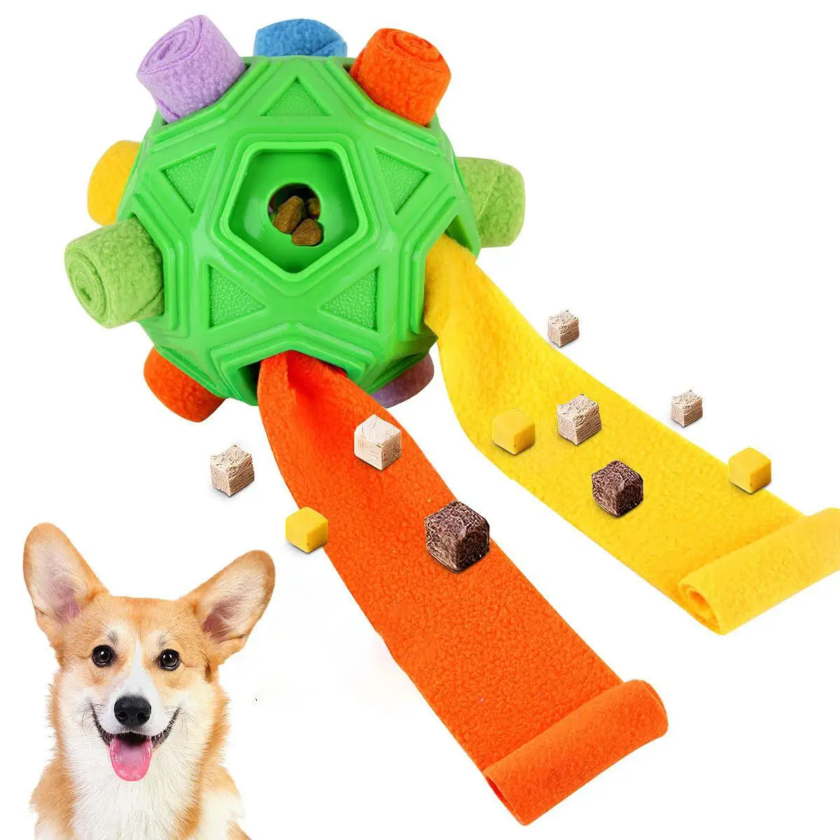Dog Puzzle Toy, Dog Enrichment Toy, Portable Pet Snuffle Ball Toy, Pet Supplies for Dog, Olfactory training toys relieve anxiety and release stress