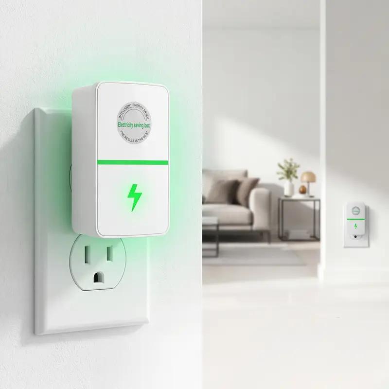 Plug-In Power Box with US Plug 2026 Updated Design, Compatible with 90–250V Input Range Multi Plug Outlet