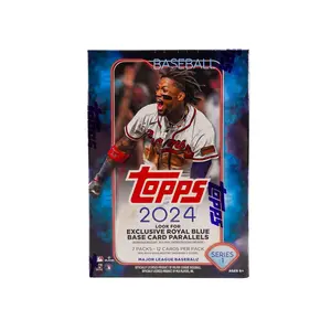 2024 Topps Series 1 Baseball 7-Pack Blaster Box (Royal Blue Inserts)