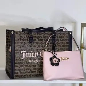Juicy Couture Brown Tote Handbag